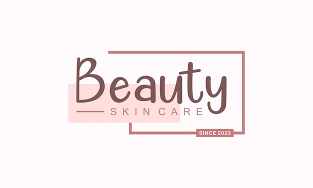 Vector cosmetic design business logo label