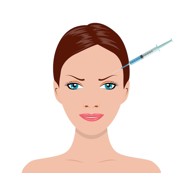 Cosmetic procedure by injection