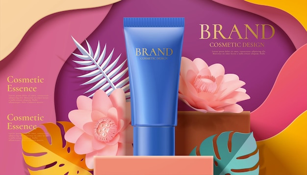 cosmetic tube ads