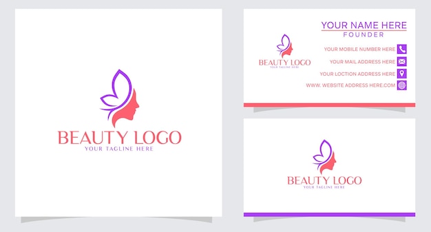 Cosmetics beauty logo