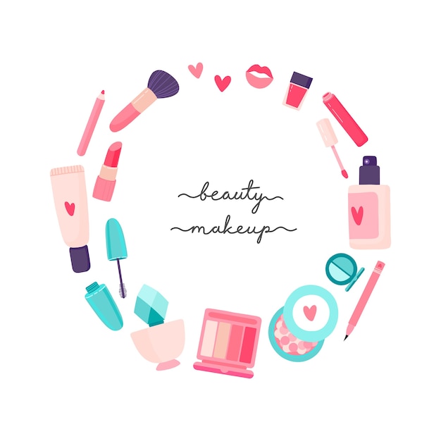 Vector cosmetics for makeup