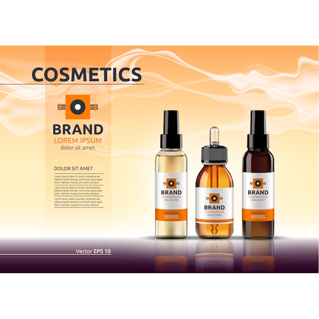 Cosmetische advertentie template