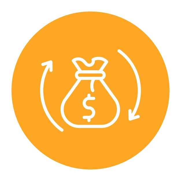 Cost Management icon vector image Can be used for Human Resource