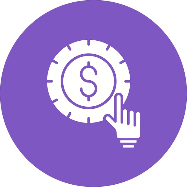 Cost Per Click icoon vector afbeelding Kan worden gebruikt voor Influencer Marketing