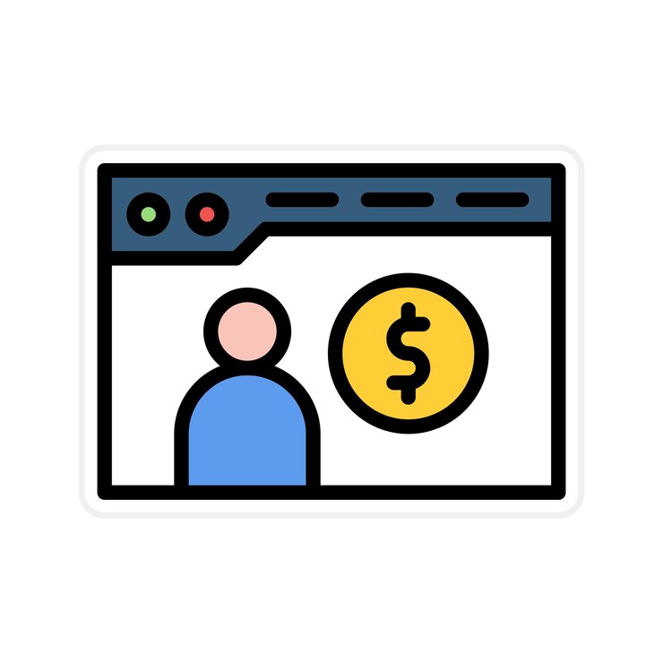 Vector cost per engagement icon vector image can be used for video blog