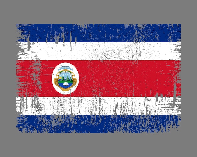 Costa Rica vlag vector