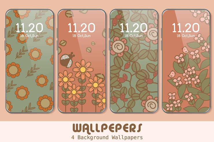 Vector cottagecore aesthetic wallpaper iphone wallpaper