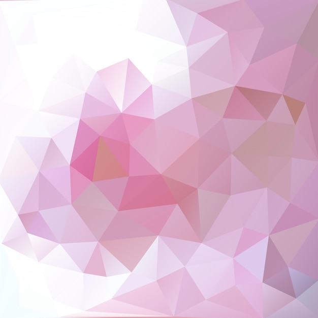 Cotton Candy and White Polygonal Background