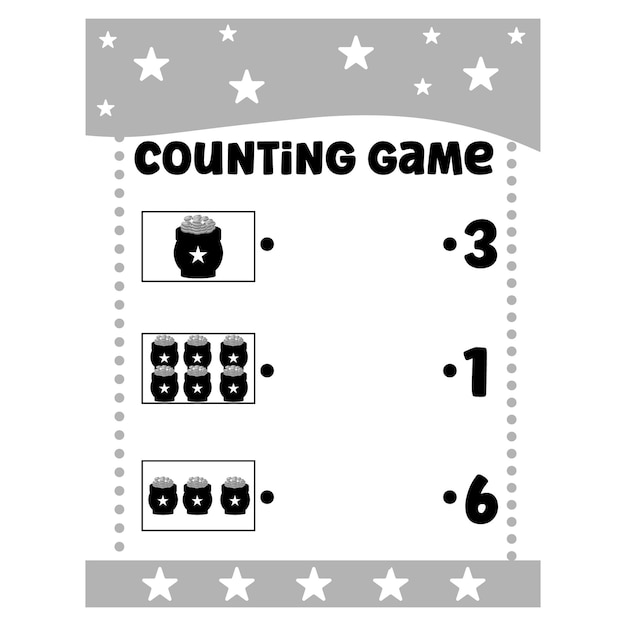 Vector count and match game