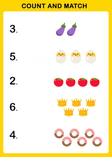 Count and match illustration