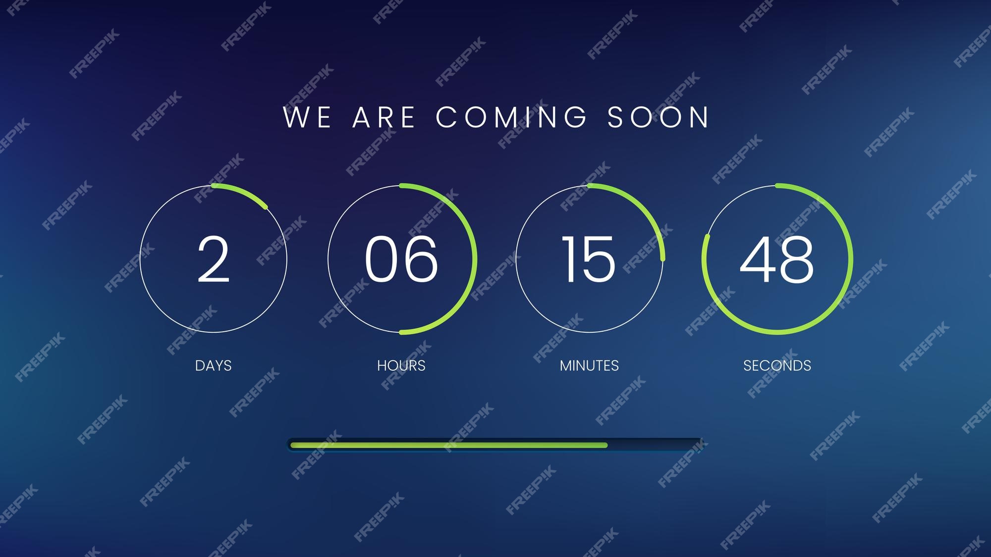 Countdown website vector flat template circle clock timer background. Countdown  timer. Clock counter. 6457198 Vector Art at Vecteezy