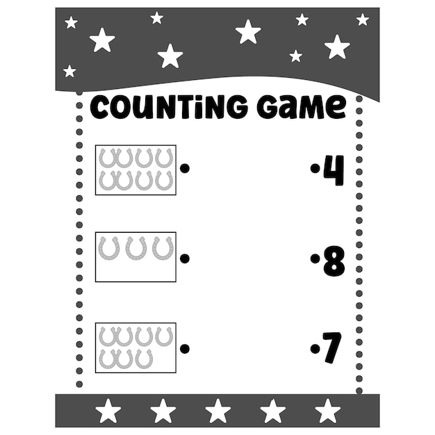 Counting Activity For Kids