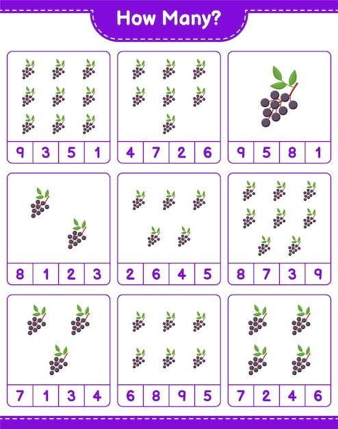 계산 게임, 엘더베리 수. 교육용 어린이 게임, 인쇄 가능한 워크 시트