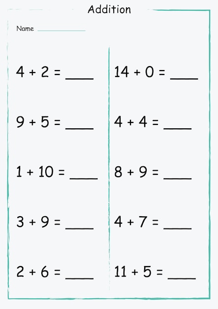 Counting Game for Preschool Children