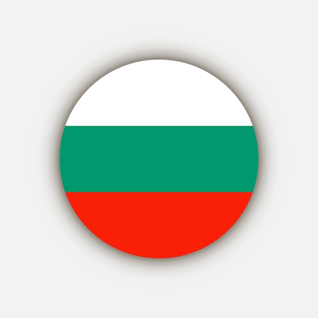 Country Bulgaria Bulgaria flag Vector illustration