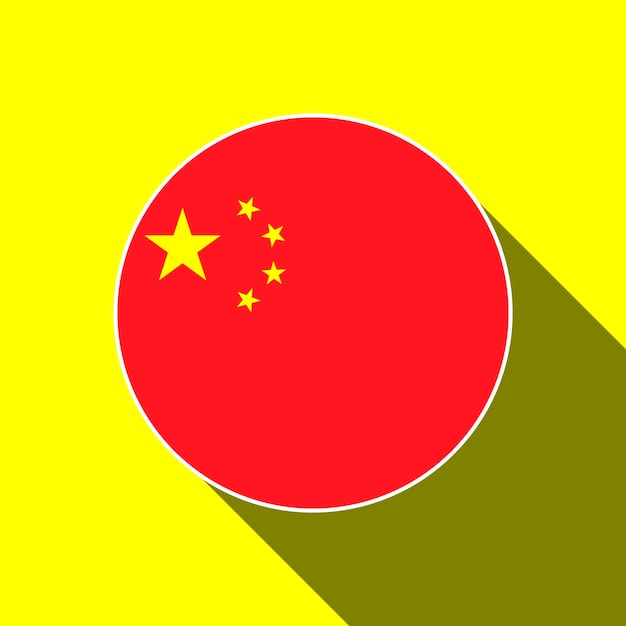 Country China China flag Vector illustration