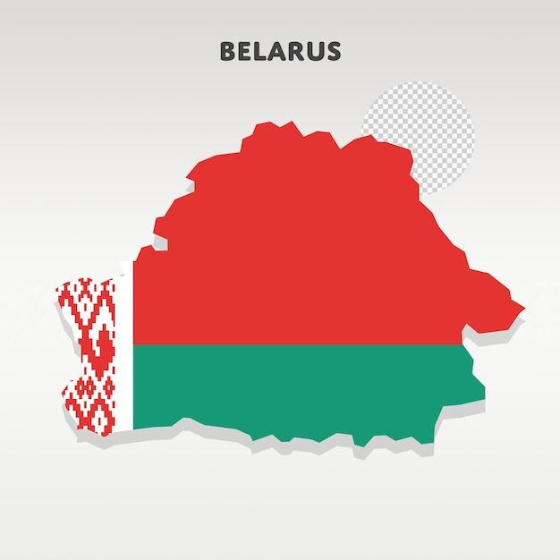 Вектор Векторное изображение карты флага страны