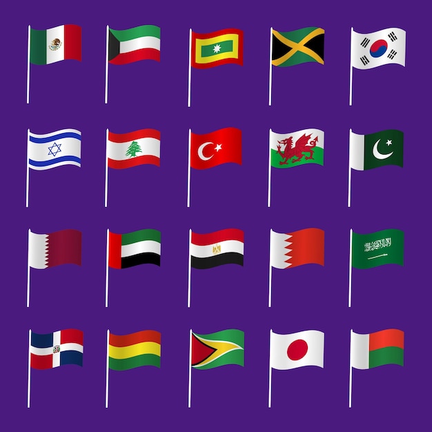 Country flags collection