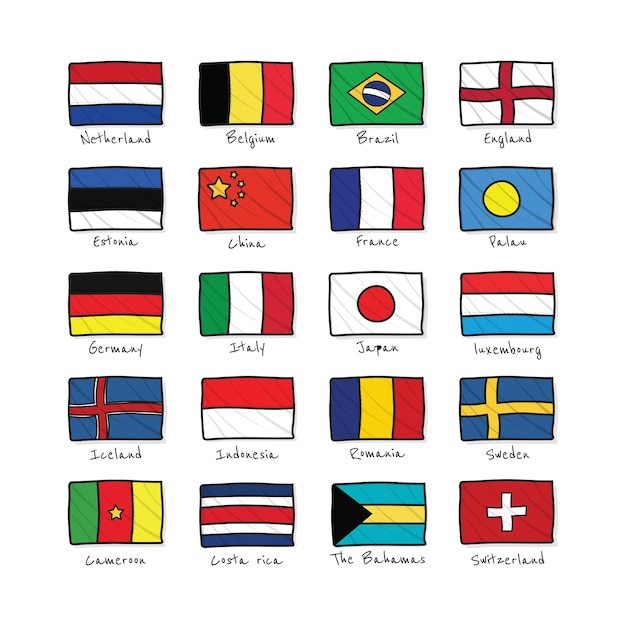 Country flags icons