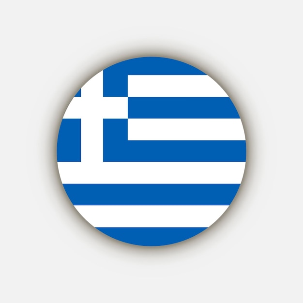 Country Greece Greece flag Vector illustration