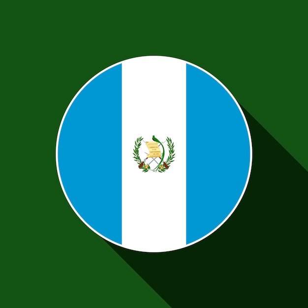 Country guatemala guatemala flag vector illustration