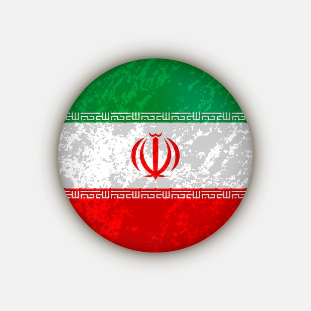 Country Iran Iran flag Vector illustration