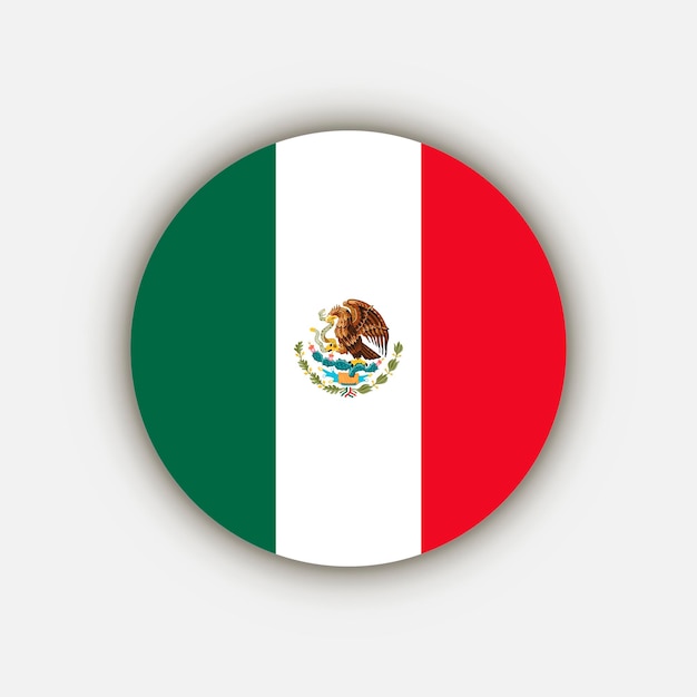 Country Mexico Mexico flag Vector illustration