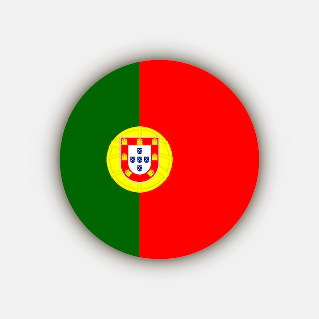 Vector country portugal portugal flag vector illustration