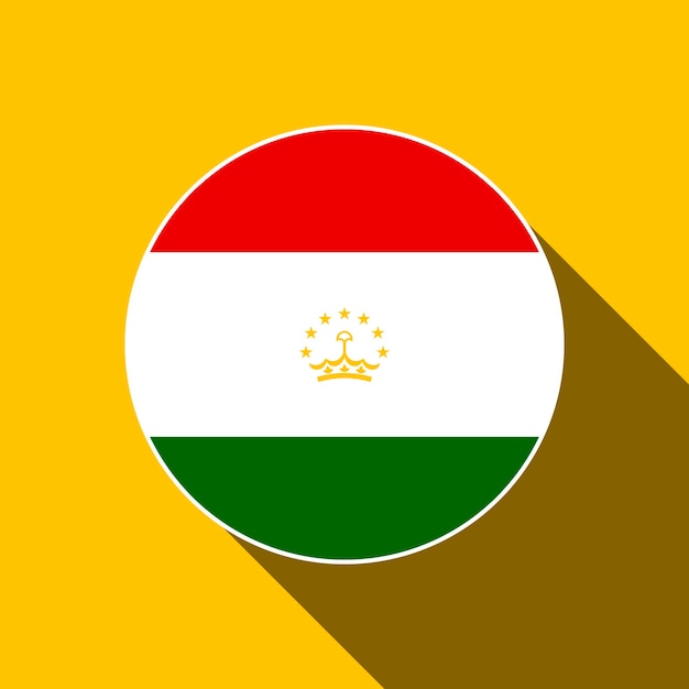 Country tajikistan tajikistan flag vector illustration