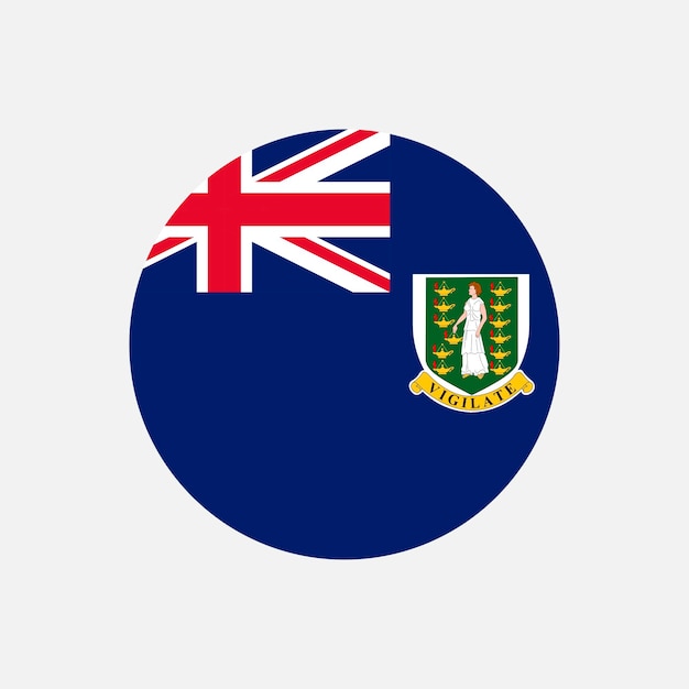 Country Virgin Islands Virgin Islands flag Vector illustration