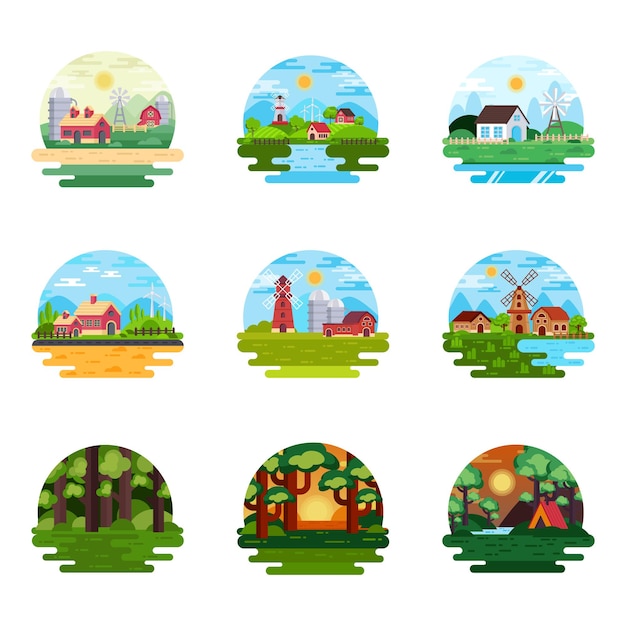 Countryside and Forest Landscapes