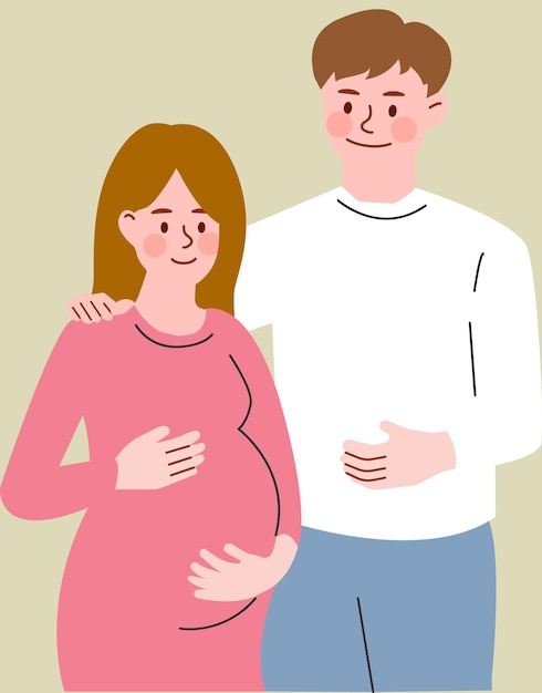 couple expecting a baby a symbol of love and family