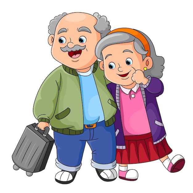 Grand Parents Stock Illustrations, Vecteurs, & Clipart – (23,145