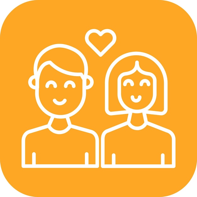 Couple icon vector afbeelding Kan worden gebruikt voor mensen