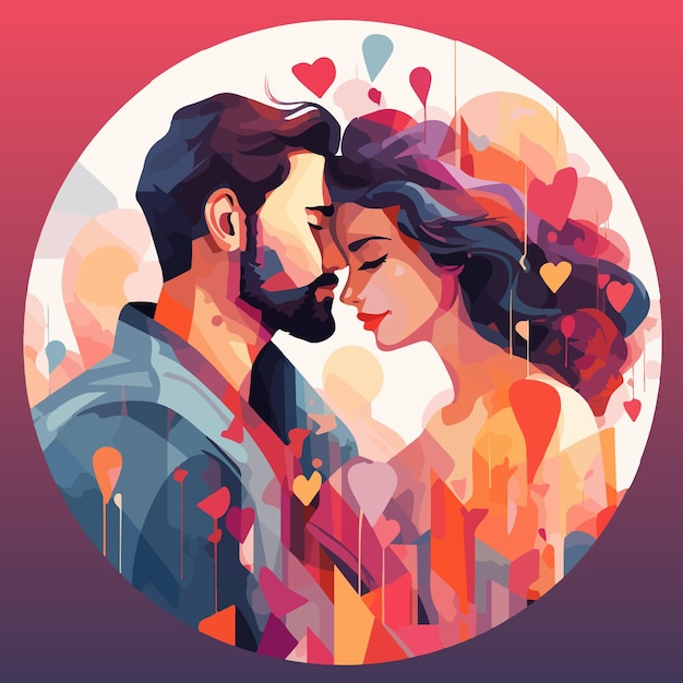 couple romantic vector Stock Vector Image & Art - Alamy