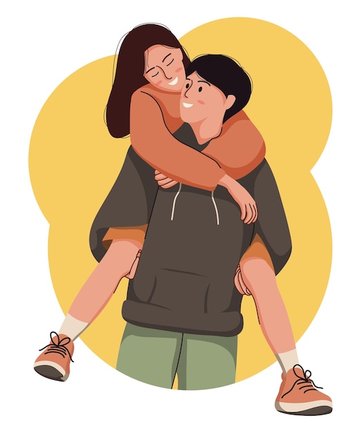Couple Moment So Happy