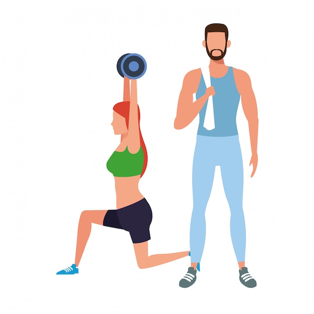 Vector couple working out