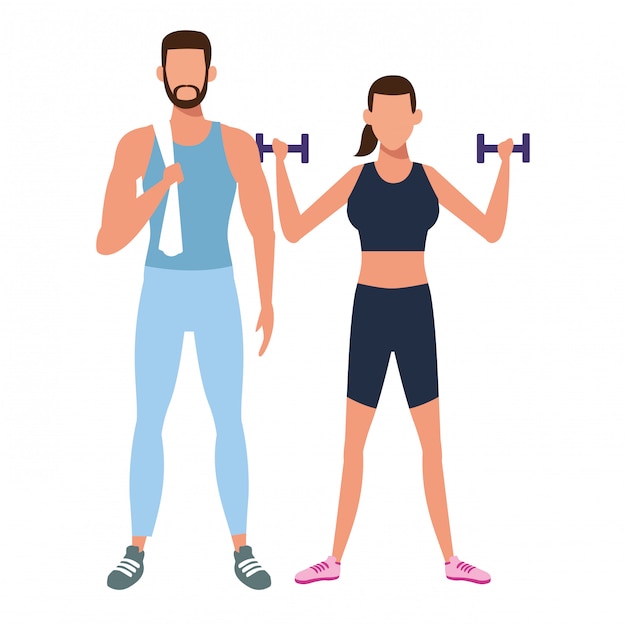 Vector couple working out