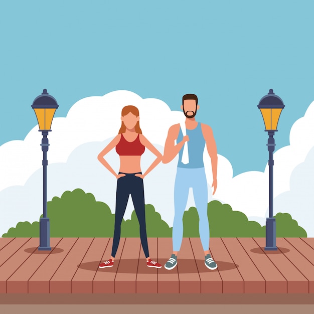 Vector couple working out