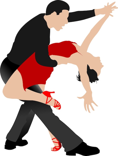 Coppie che ballano un tango