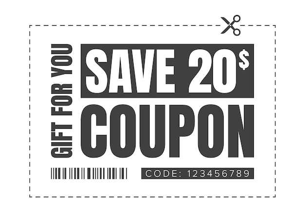 Coupon Discount Vector Gift Voucher