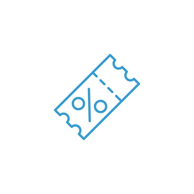 Coupon icon vector design templates simple and modern concept