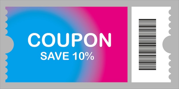 coupon vector illustration symbol