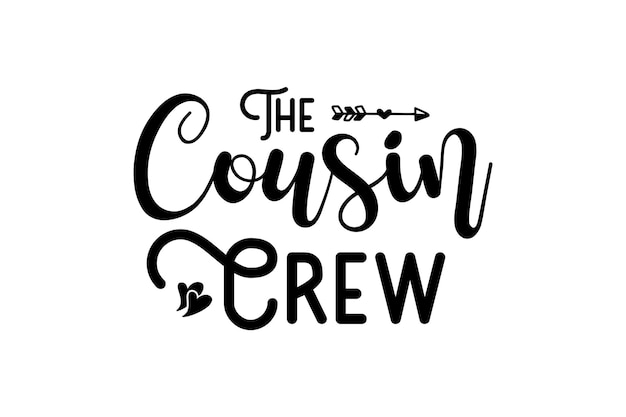 The cousin crew vector file