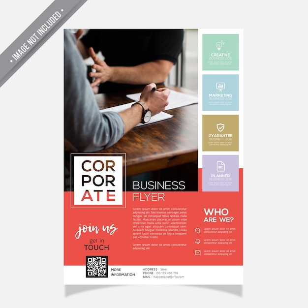 Vector cover annual report corporate template