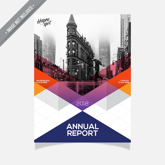 Cover annual report corporate template