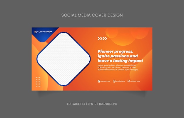 cover banner design business social media design
