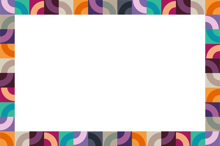 cover collection Colorful geometric bauhaus background