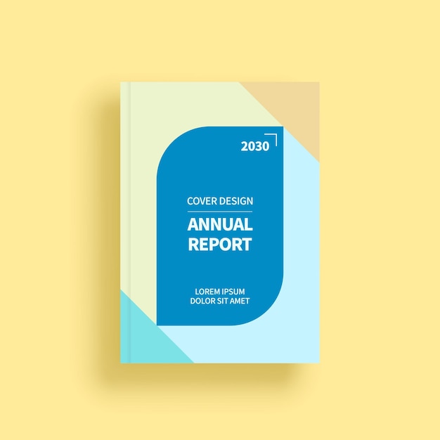 A cover design for annual report cover design