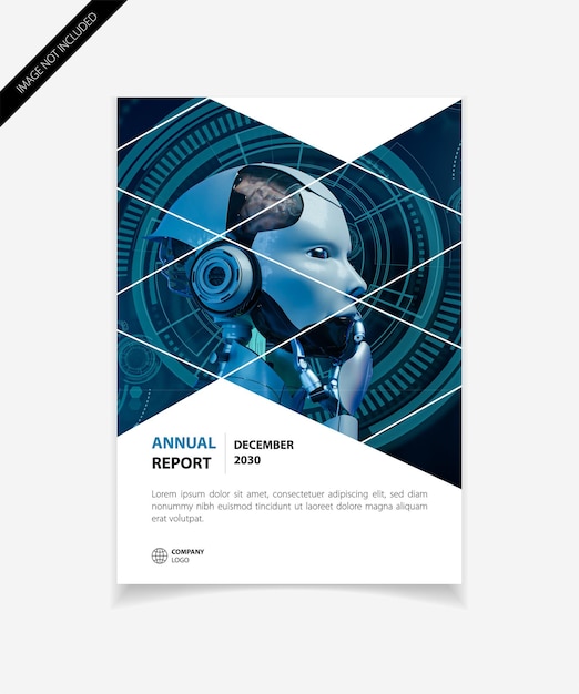 Cover design annual report template